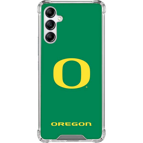 University of Oregon Yellow O on Green Gabb Phone 4 Clear Case