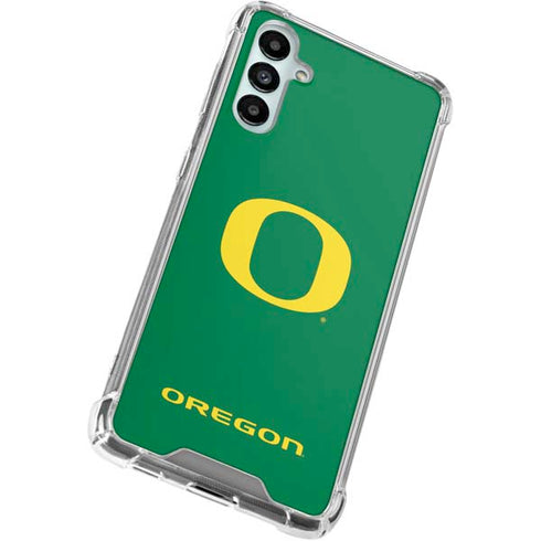 University of Oregon Yellow O on Green Gabb Phone 4 Clear Case