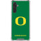 University of Oregon Yellow O on Green Galaxy A17 Clear Case