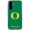 University of Oregon Yellow O on Green Galaxy A36 5G Clear Case