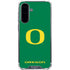 University of Oregon Yellow O on Green Galaxy A36 5G Clear Case