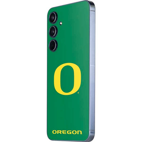 University of Oregon Yellow O on Green Galaxy A36 5G Skin