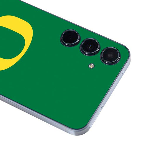 University of Oregon Yellow O on Green Galaxy A36 5G Skin