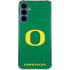 University of Oregon Yellow O on Green Galaxy A55 5G Clear Case