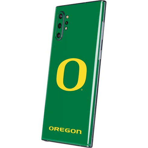 University of Oregon Yellow O on Green Galaxy Note 10 Plus Skin