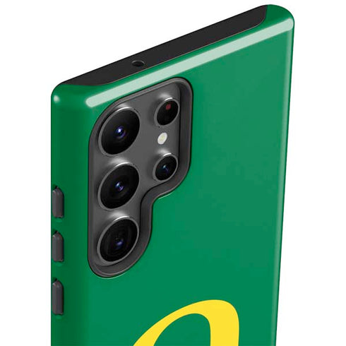 University of Oregon Yellow O on Green Galaxy S23 Ultra Pro Case
