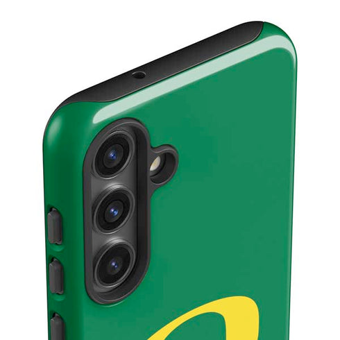 University of Oregon Yellow O on Green Galaxy S25 Impact Case