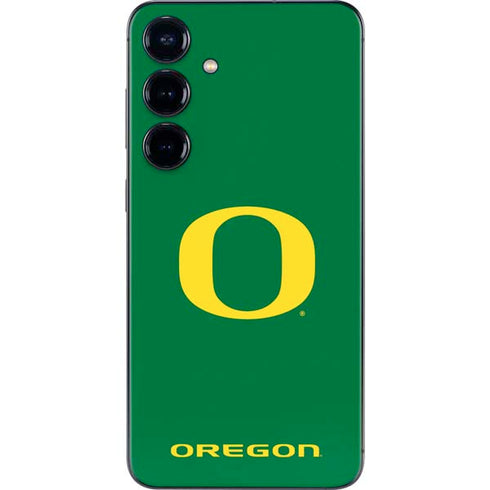 University of Oregon Yellow O on Green Galaxy S24 Plus Skin