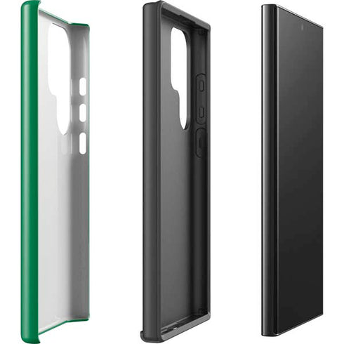 University of Oregon Yellow O on Green Galaxy S25 Ultra Impact Case