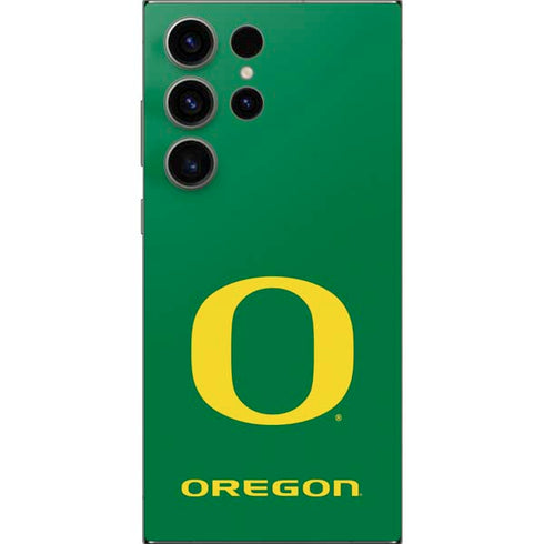 University of Oregon Yellow O on Green Galaxy S24 Ultra Skin