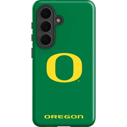 University of Oregon Yellow O on Green Galaxy S26 Impact Case