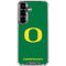 University of Oregon Yellow O on Green Galaxy S26 Plus Clear Case