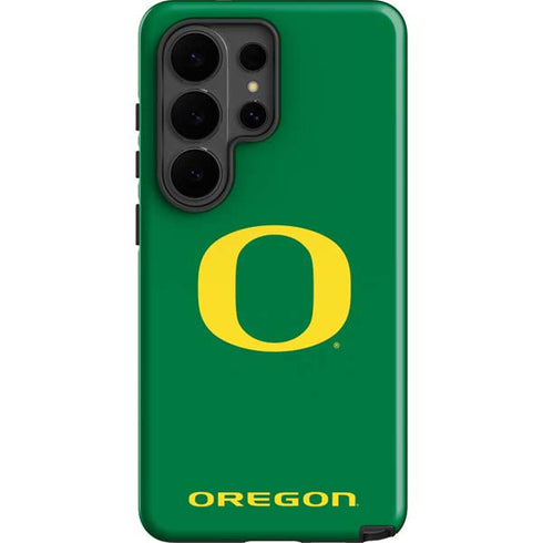 University of Oregon Yellow O on Green Galaxy S26 Ultra Impact Case