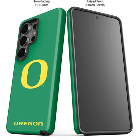 University of Oregon Yellow O on Green Galaxy S26 Ultra Impact Case