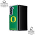 University of Oregon Yellow O on Green Galaxy Z Fold6 Clear Case