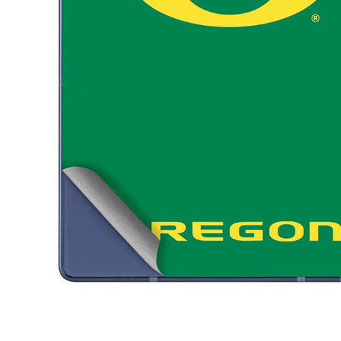 University of Oregon Yellow O on Green Galaxy Z Fold6 Skin
