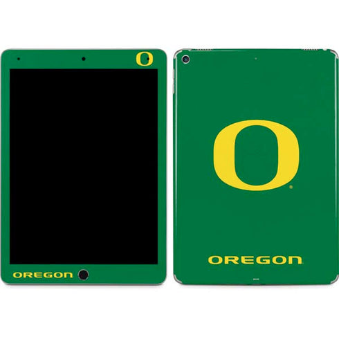 University of Oregon Yellow O on Green iPad Skins