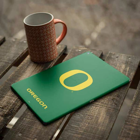 University of Oregon Yellow O on Green iPad Skins