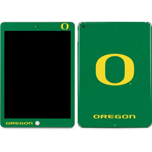 University of Oregon Yellow O on Green Apple iPad Skin