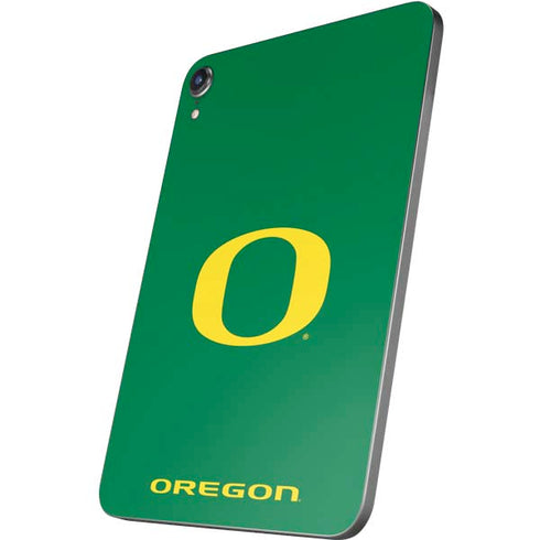 University of Oregon Yellow O on Green Apple iPad Mini Skin