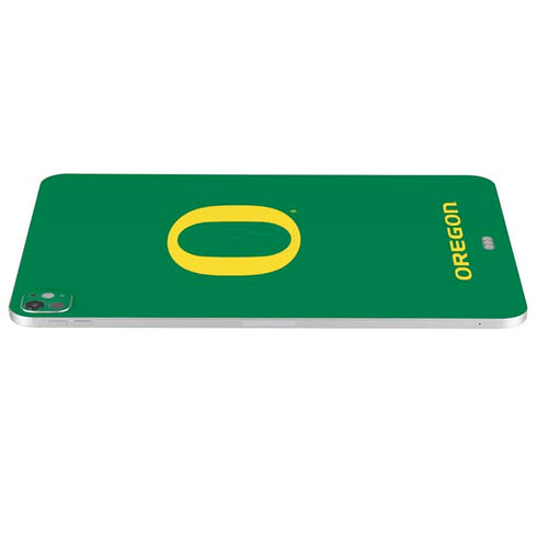 University of Oregon Yellow O on Green iPad Pro 13in M4 (2024) Skin