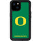University of Oregon Yellow O on Green iPhone 15 Plus Waterproof Case
