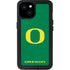 University of Oregon Yellow O on Green iPhone 15 Plus Waterproof Case