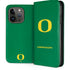 University of Oregon Yellow O on Green iPhone 15 Pro Folio Case