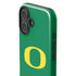 University of Oregon Yellow O on Green iPhone 16 Impact Case