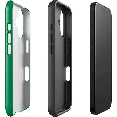 University of Oregon Yellow O on Green iPhone 16 Plus Impact Case