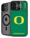 University of Oregon Yellow O on Green iPhone 16 Plus Kickstand Case