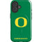 University of Oregon Yellow O on Green iPhone 16 Plus Magsafe Impact Case