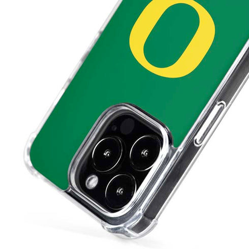 University of Oregon Yellow O on Green iPhone 16 Pro Max MagSafe Case