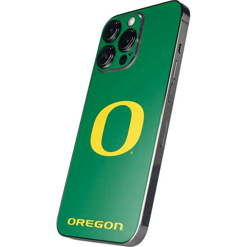 University of Oregon Yellow O on Green iPhone 16 Pro Max Skin