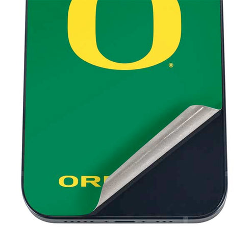 University of Oregon Yellow O on Green iPhone 16 Skin