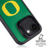 University of Oregon Yellow O on Green iPhone 16e Kickstand Case
