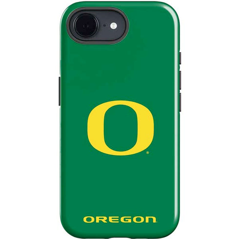 University of Oregon Yellow O on Green iPhone 16e Impact Case