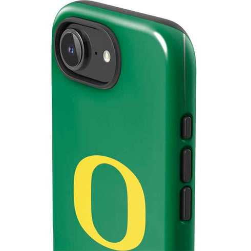 University of Oregon Yellow O on Green iPhone 16e Impact Case
