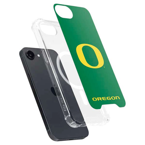 University of Oregon Yellow O on Green iPhone 16e MagSafe Case