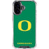 University of Oregon Yellow O on Green iPhone 17 Clear Case