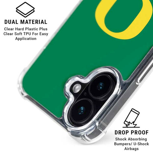 University of Oregon Yellow O on Green iPhone 17 MagSafe Case