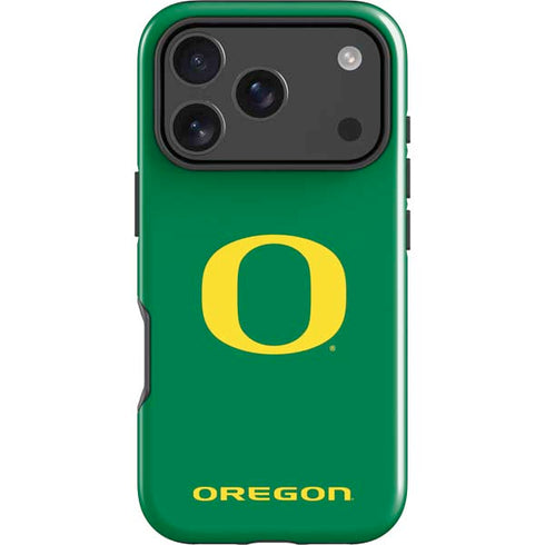 University of Oregon Yellow O on Green iPhone 18 Pro Impact Case