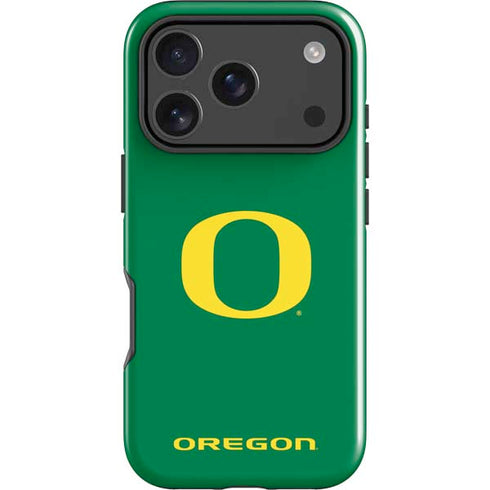 University of Oregon Yellow O on Green iPhone 18 Pro Max Impact Case