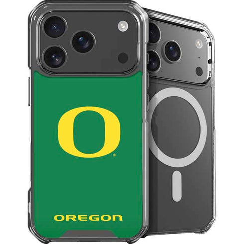 University of Oregon Yellow O on Green iPhone 18 Pro Max MagSafe Case
