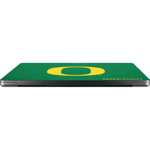 University of Oregon Yellow O on Green Apple MacBook Pro 14-inch Skin