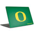University of Oregon Yellow O on Green MacBook Skins