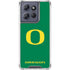 University of Oregon Yellow O on Green Moto G 5G (2025) Clear Case