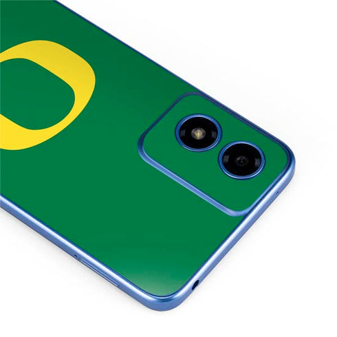 University of Oregon Yellow O on Green Moto G Play 4G (2024) Skin