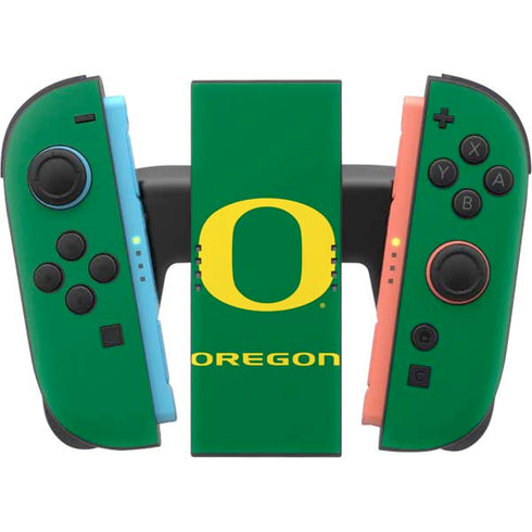 University of Oregon Yellow O on Green Nintendo Switch 2 (2025) Joy-Con Controller Skin