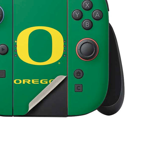 University of Oregon Yellow O on Green Nintendo Switch 2 (2025) Joy-Con Controller Skin